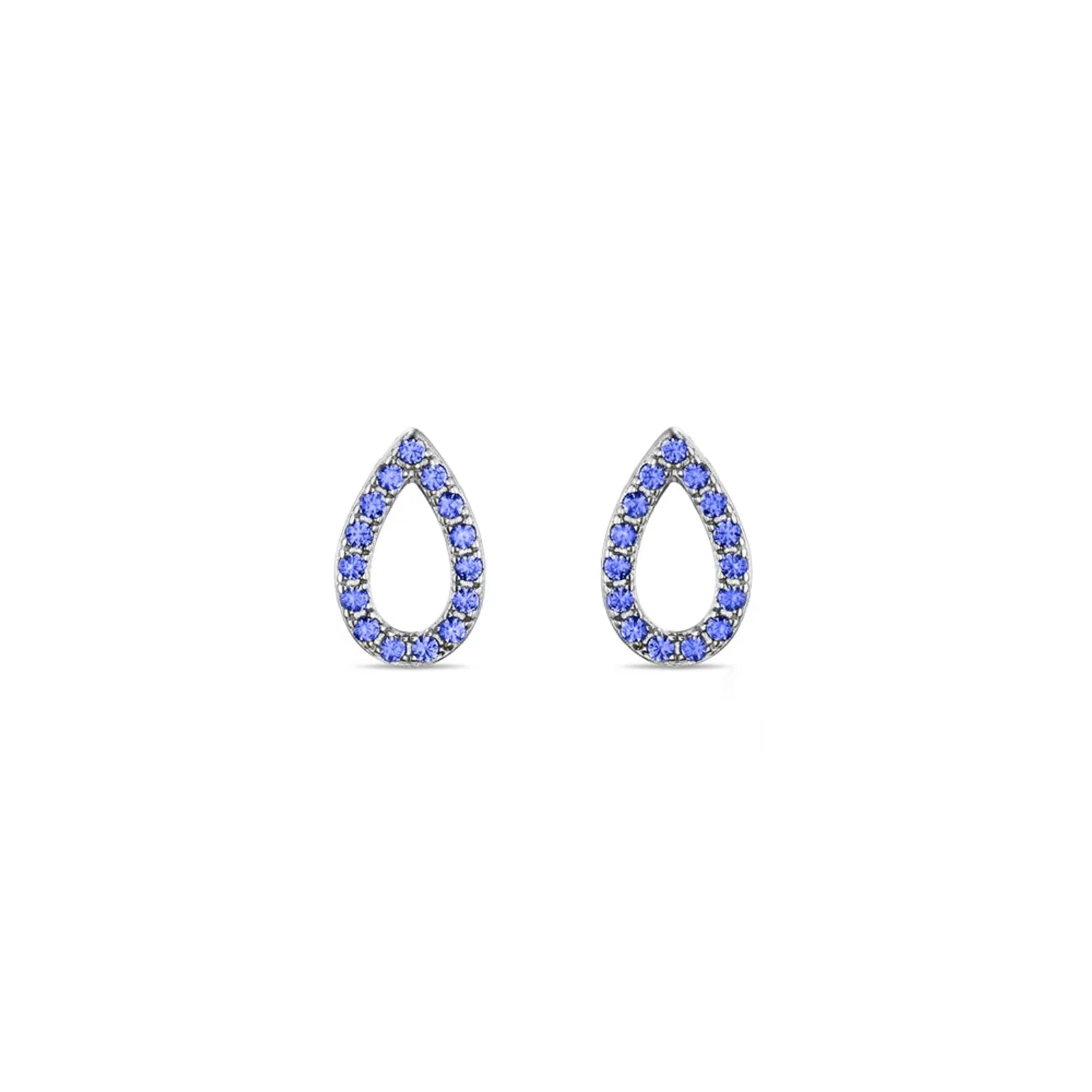 Life Drop Earrings in Blue