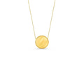 Glow Matte Pendant in 18k Yellow Gold, 6.5mm